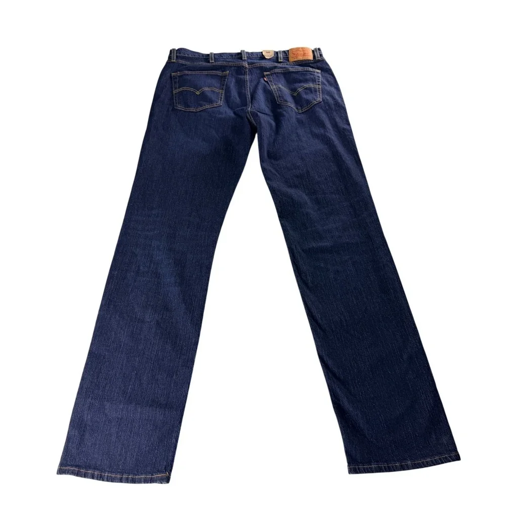 Levi's 559 Relaxed Straight Jeans Mens 42x38 Dark Wash Stretch Big Tall NWT